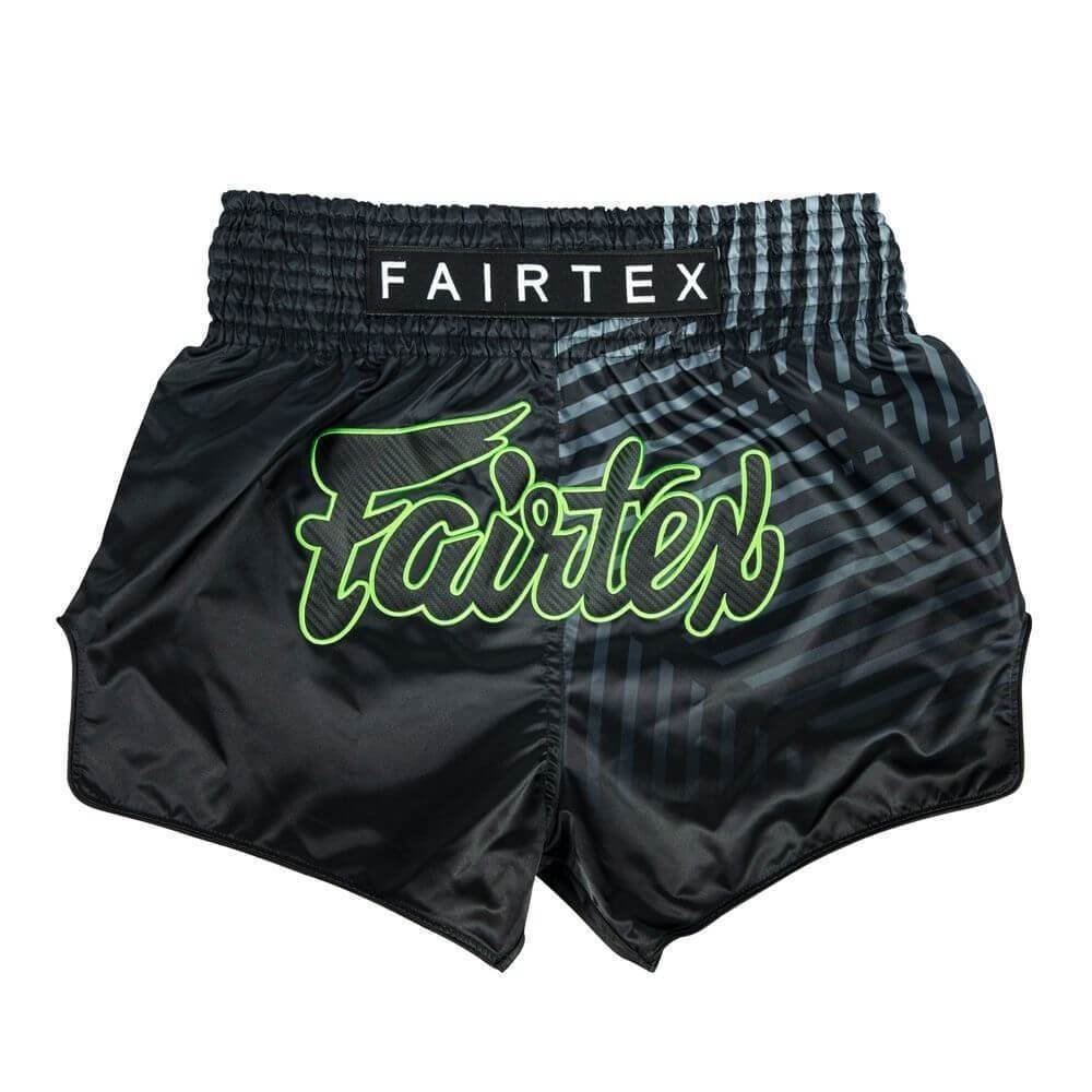 Fairtex - กางเกงชกมวยสีดำ ออกแบบสำหรับมวยไทย