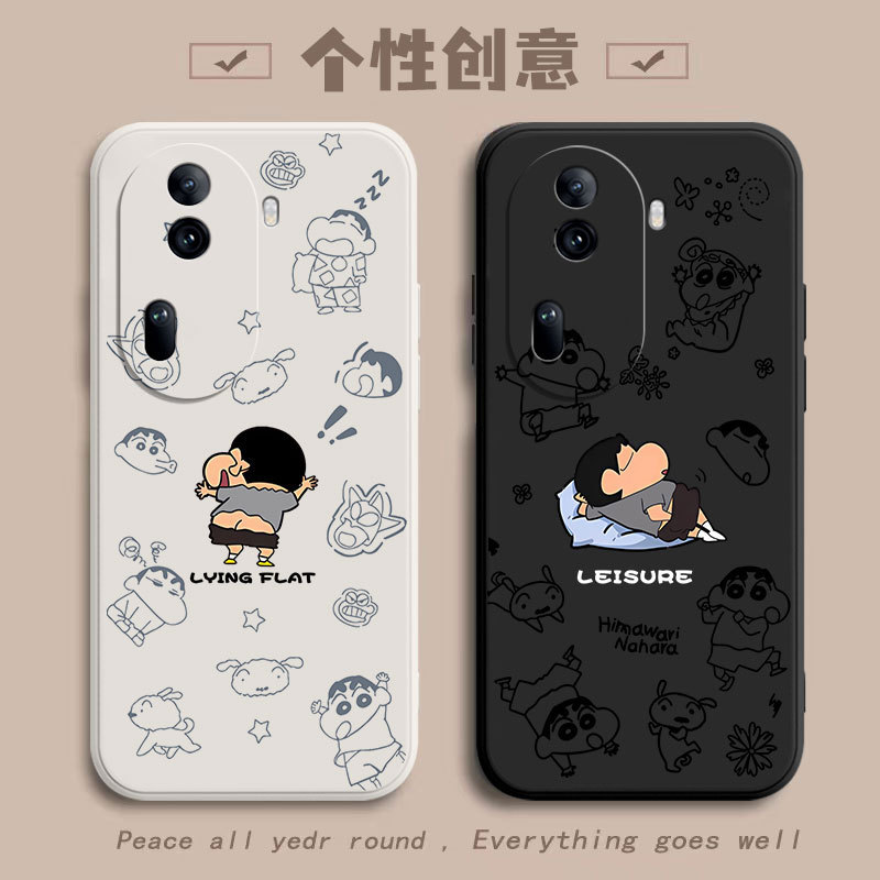 เคสออปโป้ a18 เคส oppo a18 เหมาะสําหรับ oppoReno11 เคสโทรศัพท์ Reno11pro ใหม่ reno10 ซิลิโคนเหลว ren