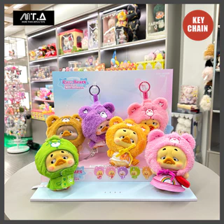 พร้อมส่ง🇹🇭 MTA. UpsetDuck Care Bears Neon Sweetheart Duck Pocket Keychain Blind Box กล่องสุ่ม 💯 ของแท้（กด6ชิ้น=1box）