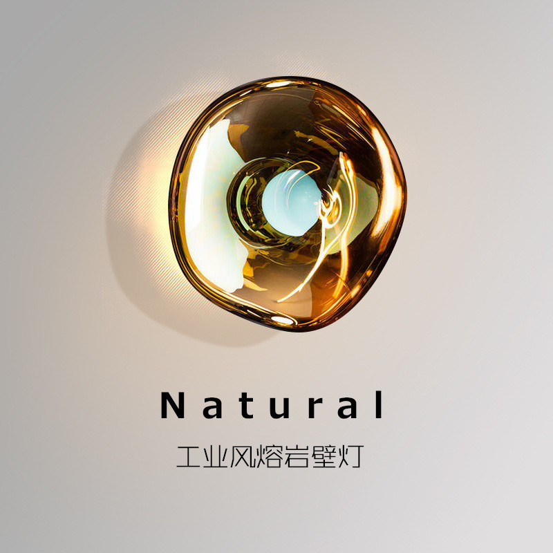 Lava Wall Lamp Designer Living Room Background Wall Lamp Industrial Style Corridor Lamp Retro Bedroo