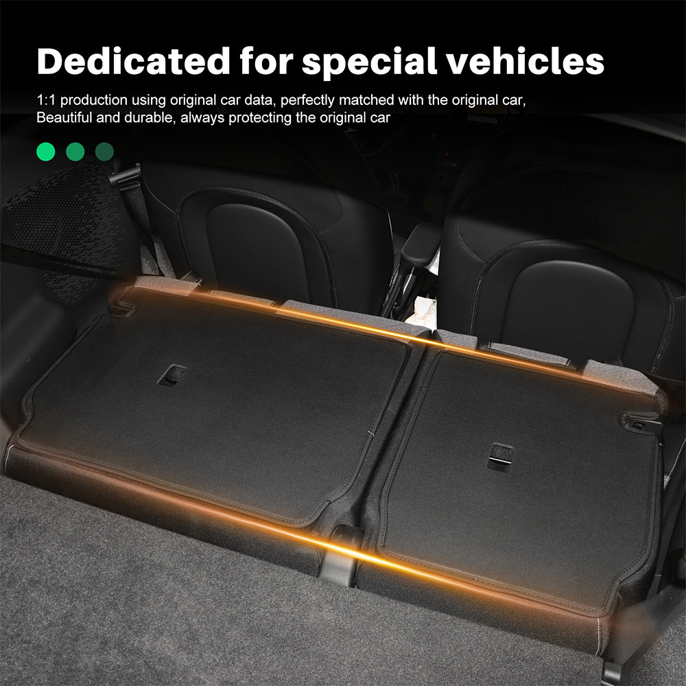 สําหรับ MINI J01 2024 2025 cooper E cooper SE ที่นั่งด้านหลัง Kick Pads การปรับเปลี่ยนอุปกรณ์เสริมในรถยนต์ ราคา ถูกที่สุด ดีลบีเคเค แกลเลอรีภาพที่ 6