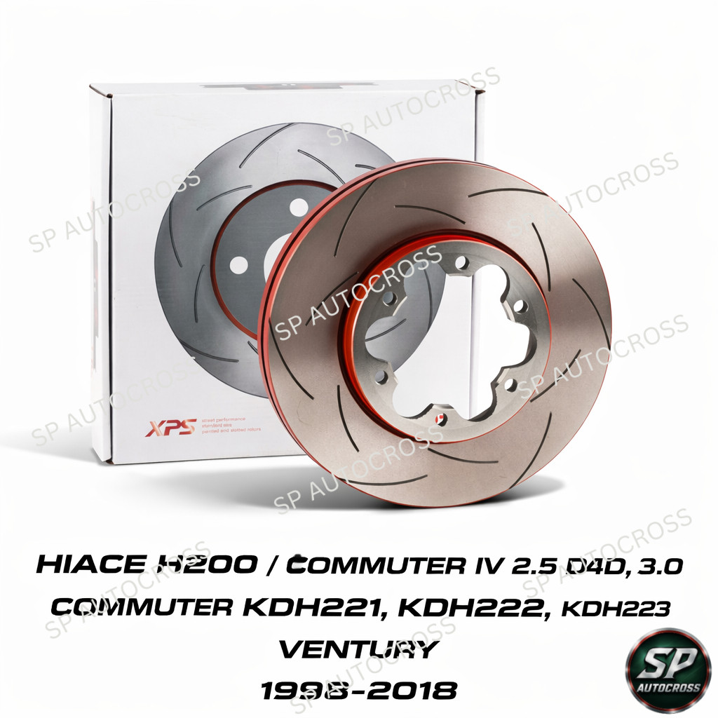 XPS จานแต่ง เซาะร่อง หน้า COMMUTER KDH221, KDH222, KDH223, HIACE H200 / COMMUTER IV 2.5 D4D, 3.0, VE