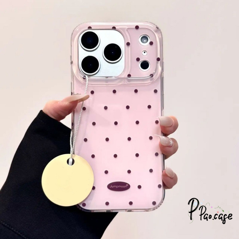 สำหรับ IPhone 16 15 17 Air 12 14 13 Pro Max 15 16 14 Plus 15 14 Pro เคสIMD เคสโทรศัพท์ลายจุดสายคล้อง สีหลากหลายน่ารัก ราคา ถูกที่สุด ดีลบีเคเค แกลเลอรีภาพที่ 2