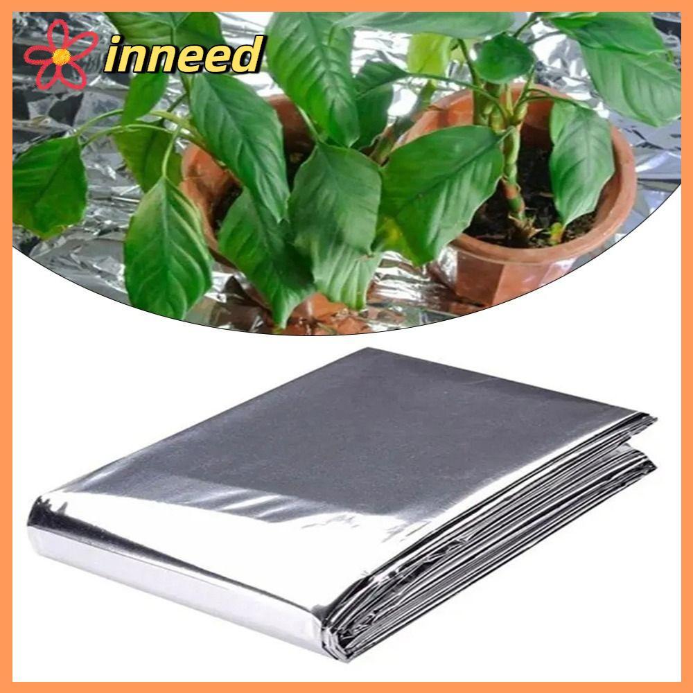 INNEED 1/2PCS Mylar สะท้อนแสง, Shade Light Fruit Tree Hydroponic ฟิล์มสะท้อนแสงสูง, เพิ่มอุณหภูมิ Do