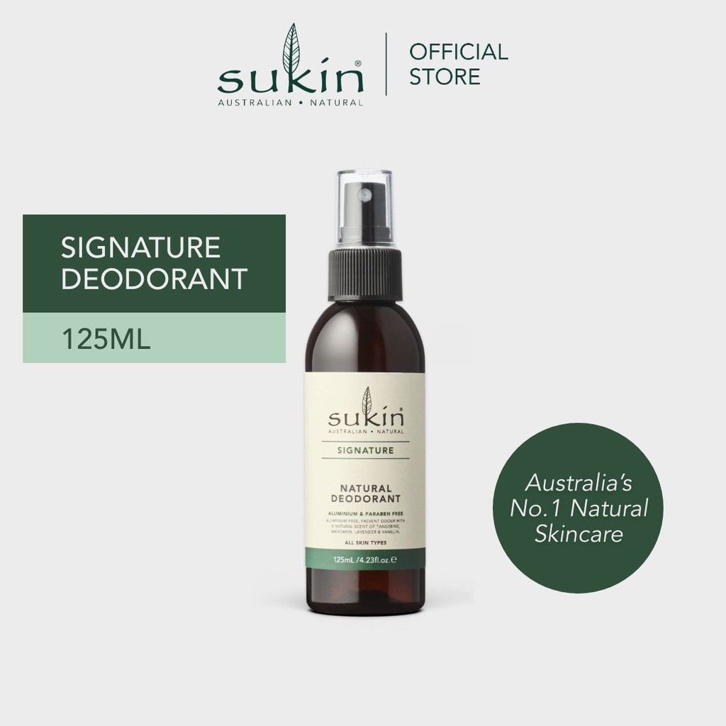 Sukin Natural Deodorant 125Ml (Signature / Ocean Mist / Cotton)