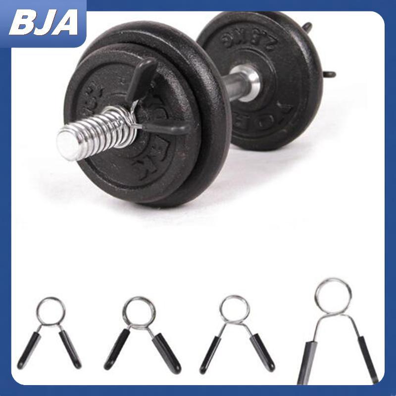 BJA Barbell Clamp Kit - Spring Collar Clips for Gym Weights & Dumbbells
