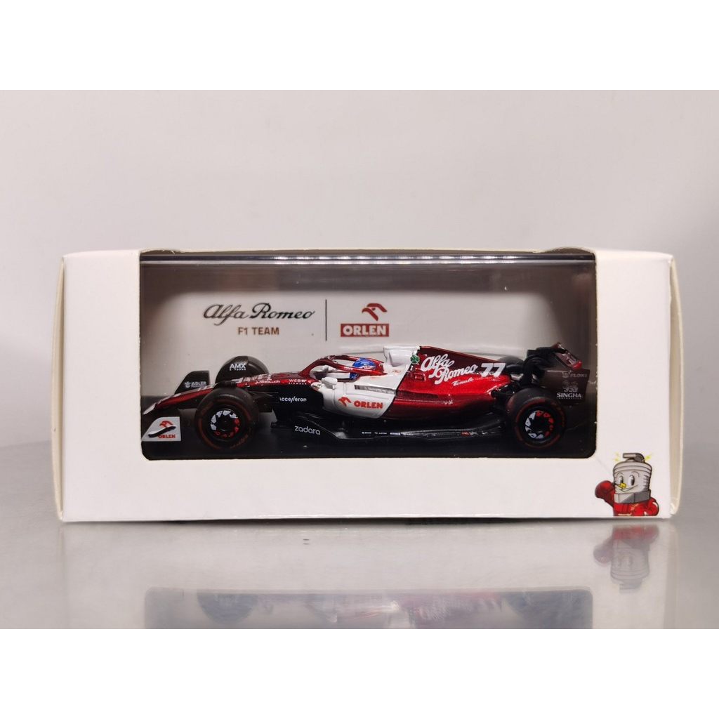 1/64 Spark Sparky Alpha Romeo C42 Bafa Romeo F1 ทีม ORLEN C42 6th Place, 2022 Bahra