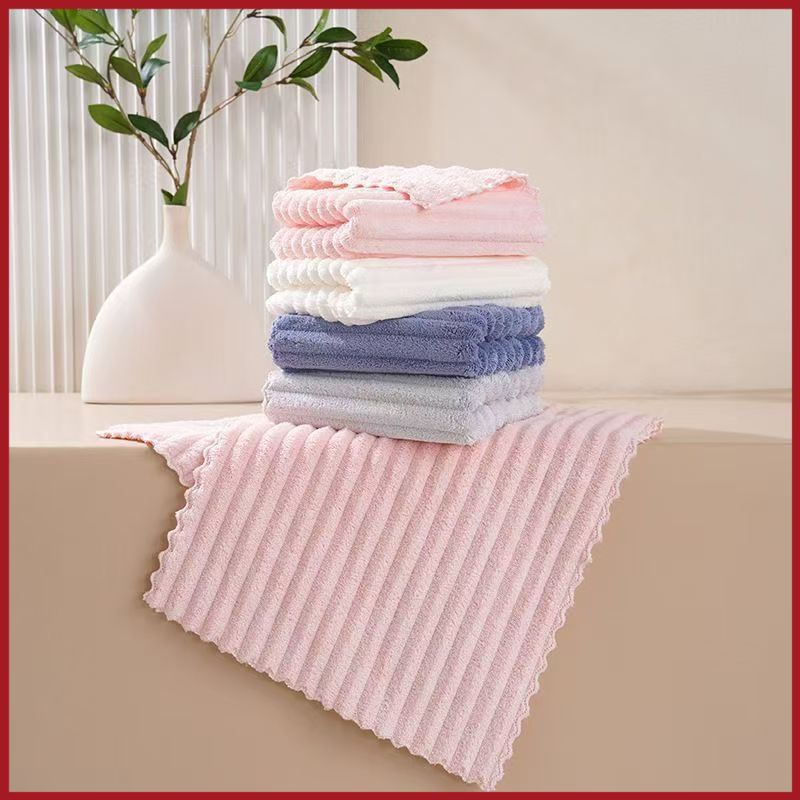MJP-01 【ขนาด 35x75 ซม】ผ้าเช็ดตัว ขนเป็ด ผ้าขนหนู เช็ดหน้า เช็ดผม ไม่ใช่ผืนใหญ่ สีพื้น พกพาสะดวก