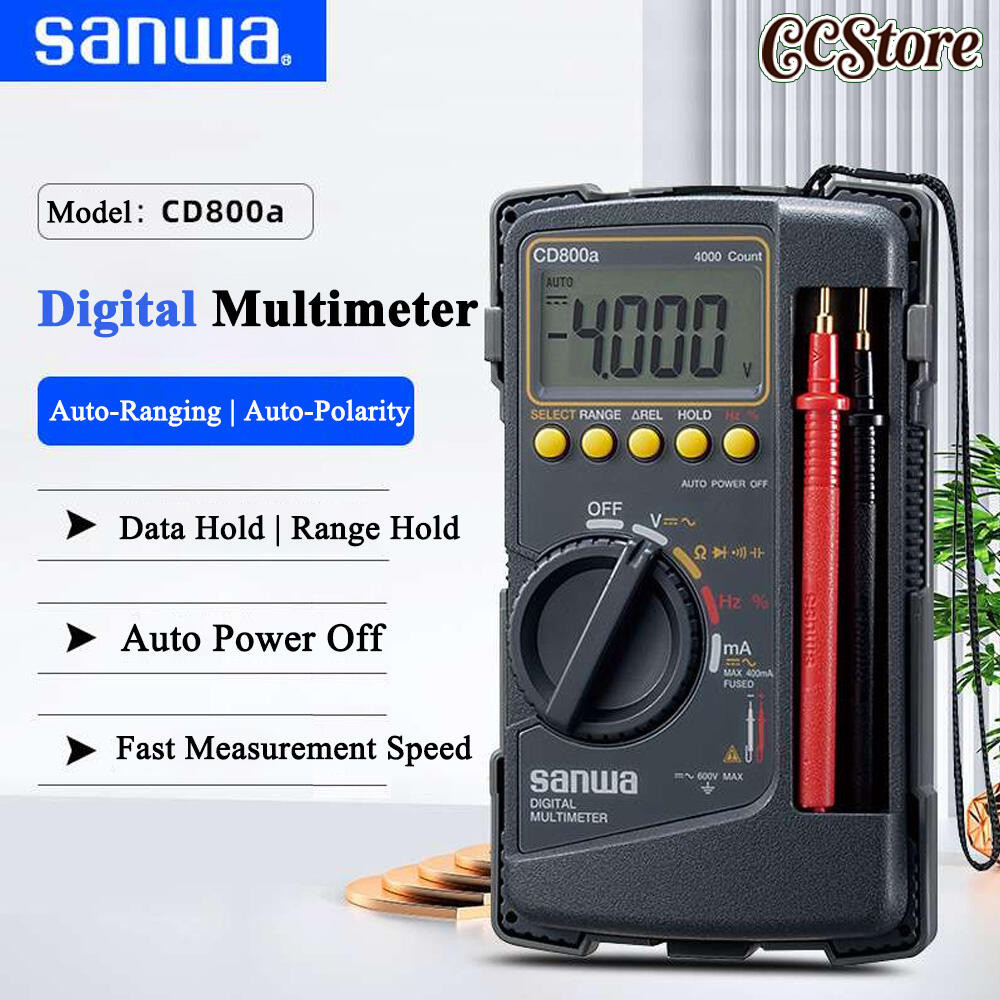 Sunwa ดิจิตอล มัลติมิเตอร์ CD800a แม่นยำ คุ้มค่า มืออาชีพ แท้100% Digital Multimeter