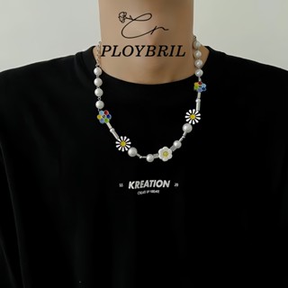 PLOYBRILสร้อยคอ-กำไลข้อมือ ดอกไม้ Unisex ชายหญิง [พร้อมส่ง🇹🇭…