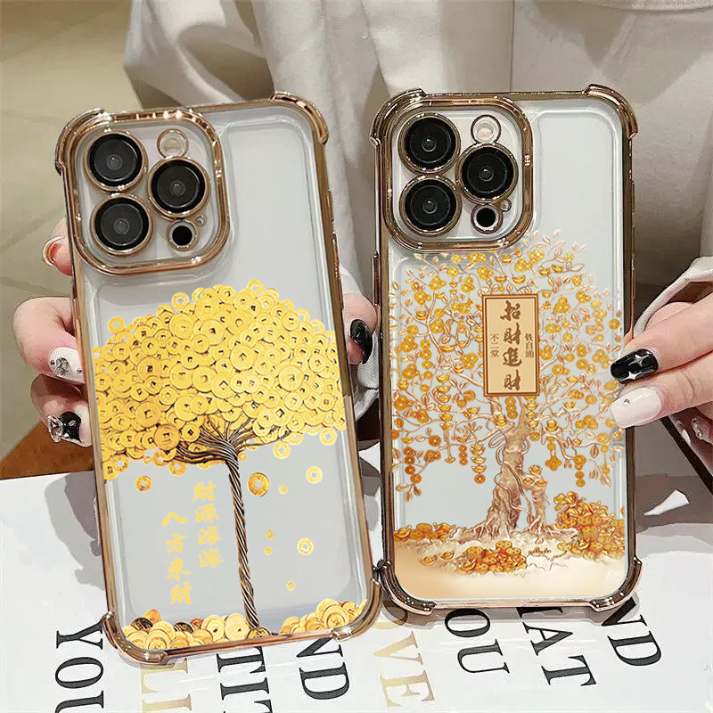 รับ Rich Tree สําหรับ OPPO Reno 14F 14 Pro 13F 12F 11F 13 12 11 10 8T 7 8 Pro 5G FIND X8 Pro Reno14F