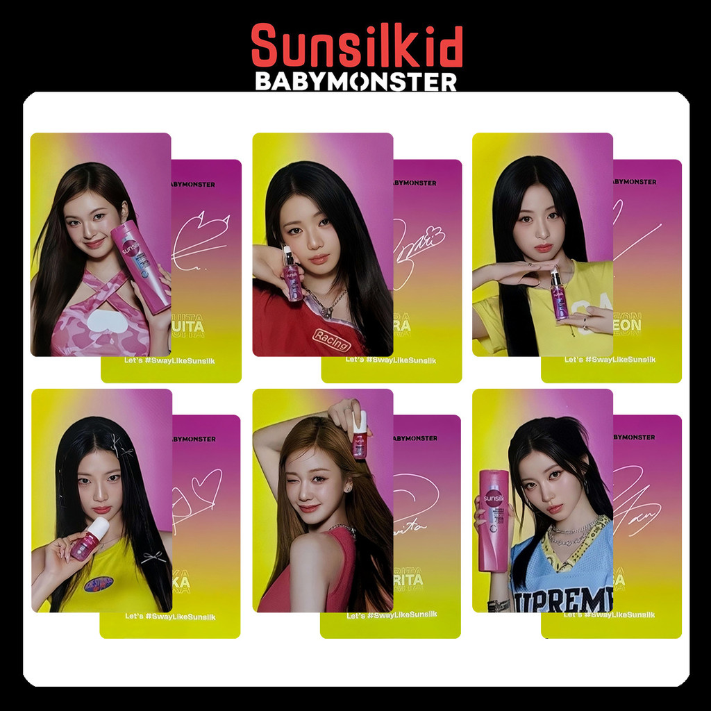 BABYMONSTER sunsilkid Endosement Photocard Bonus Card AHYEON ASA Photocard 2026.1.20