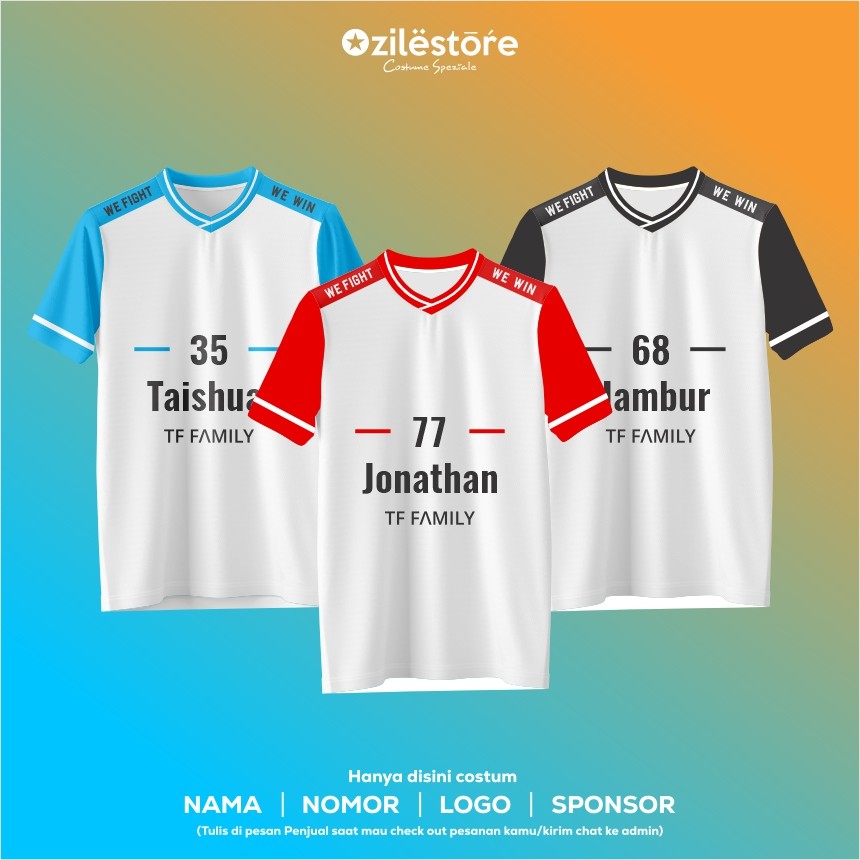 JERSEY ฤดูร้อนเกม TF FAMILY 2025 TF FAMILY/JERSEY TF FAMILY JONATHAN