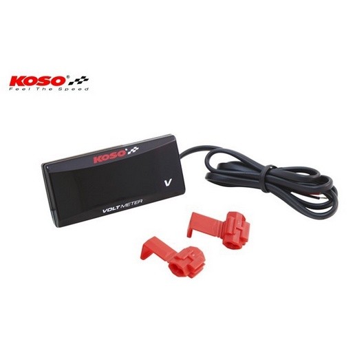 Universal VOLT METER KOSO WATERPROOF / Voltmeter Digital Waterproof Motorcycle Universal
