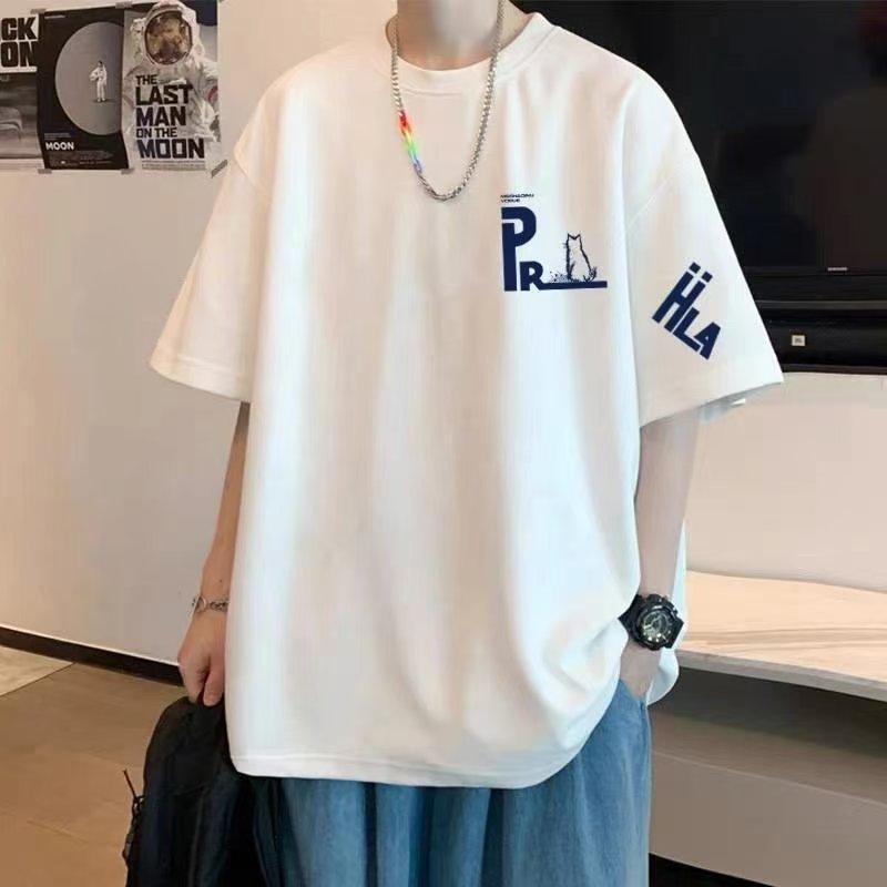 Momotee📦 สื้อยืด oversize เสื้อแฟชั่น เกาหลี โคตรนุ่ม ผ้าคอตตอน ลาย "PACAT HLA" สินค้าใหม่ 2026