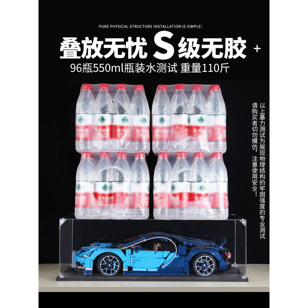 [กล่องแสดงโปร่งใส] เหมาะสําหรับเลโก้21264 Sesame Street กล่องแสดงอะคริลิกล่องแก้วใสฝาครอบกันฝุ่นกล่อ