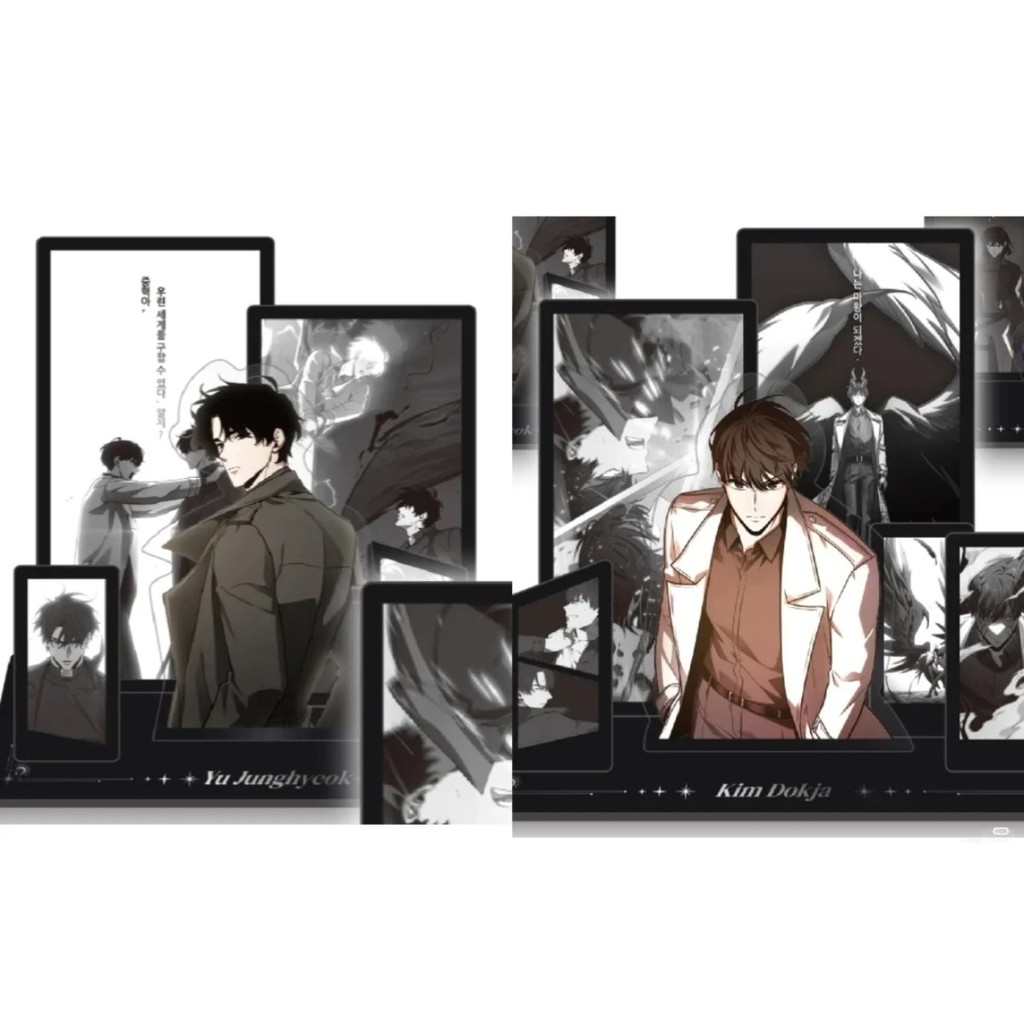 Yoo Joonghyuk ขาตั้งอะคริลิค Omniscient Readers Viewpoint รูปจอแสดงผลอะนิเมะคอลเลกชันตกแต่งโต๊ะเครื่องประดับ Accesorios