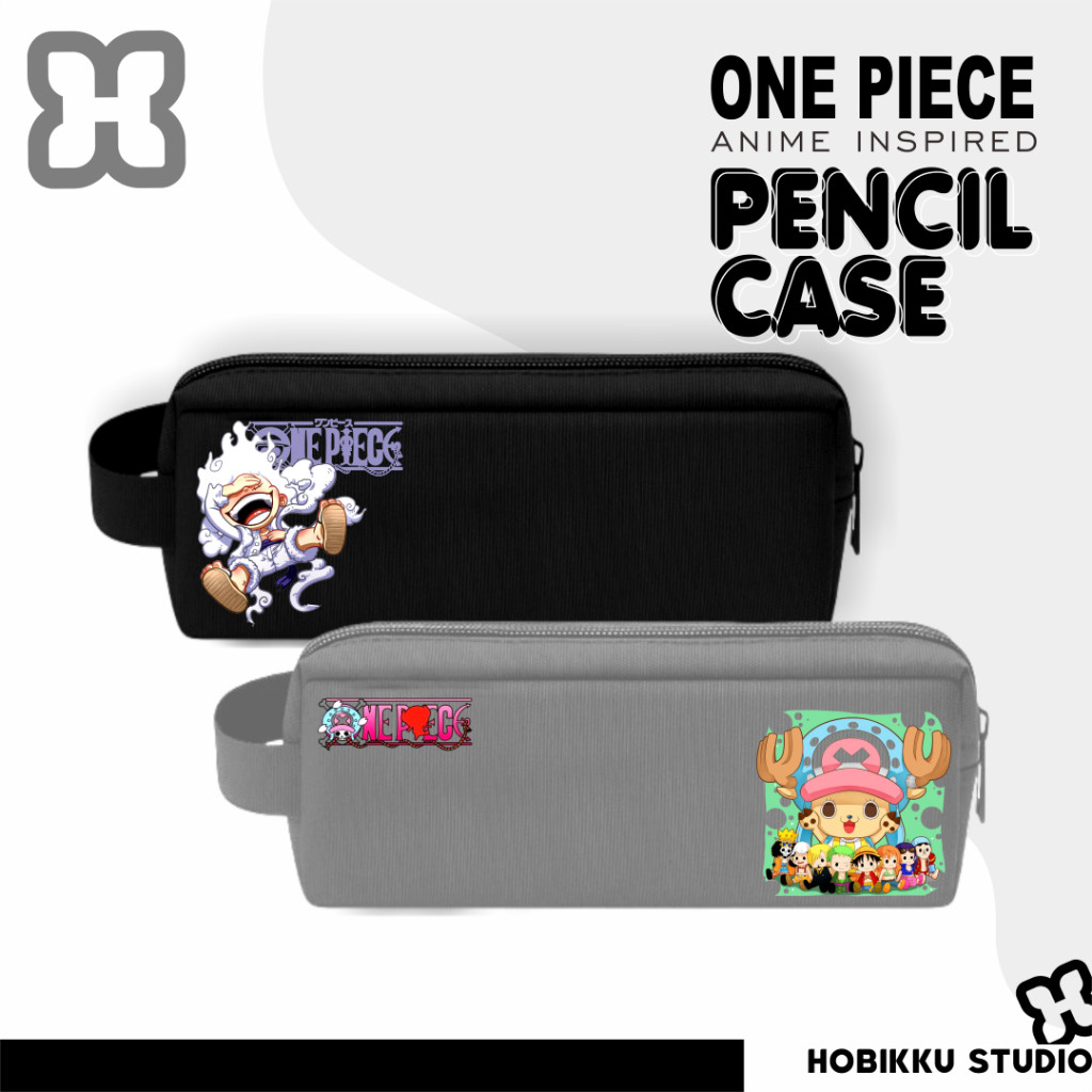PENCIL CASE ONE PIECE ANIME PENCIL CASE กระเป๋ากระเป๋าสตางค์ Luffy zoro Nakama Totoro เครื่องเขียนสํ