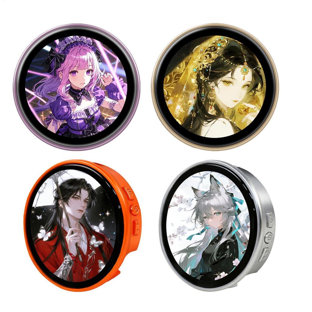 Digital Pin ปุ่มอิเล็กทรอนิกส์ 1.85 นิ้ว HD Touchscreen Pixel Badge Pin Digital สําหรับแฟนๆ คอสเพลย์