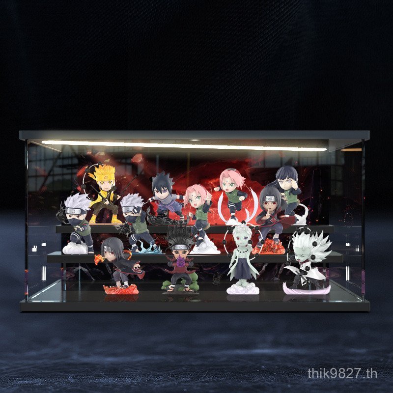 Naruto World Series Ninja Box Bubble Figure Lighting สงครามพิเศษ popmart Display Ma กล่องเก็บของเหมา