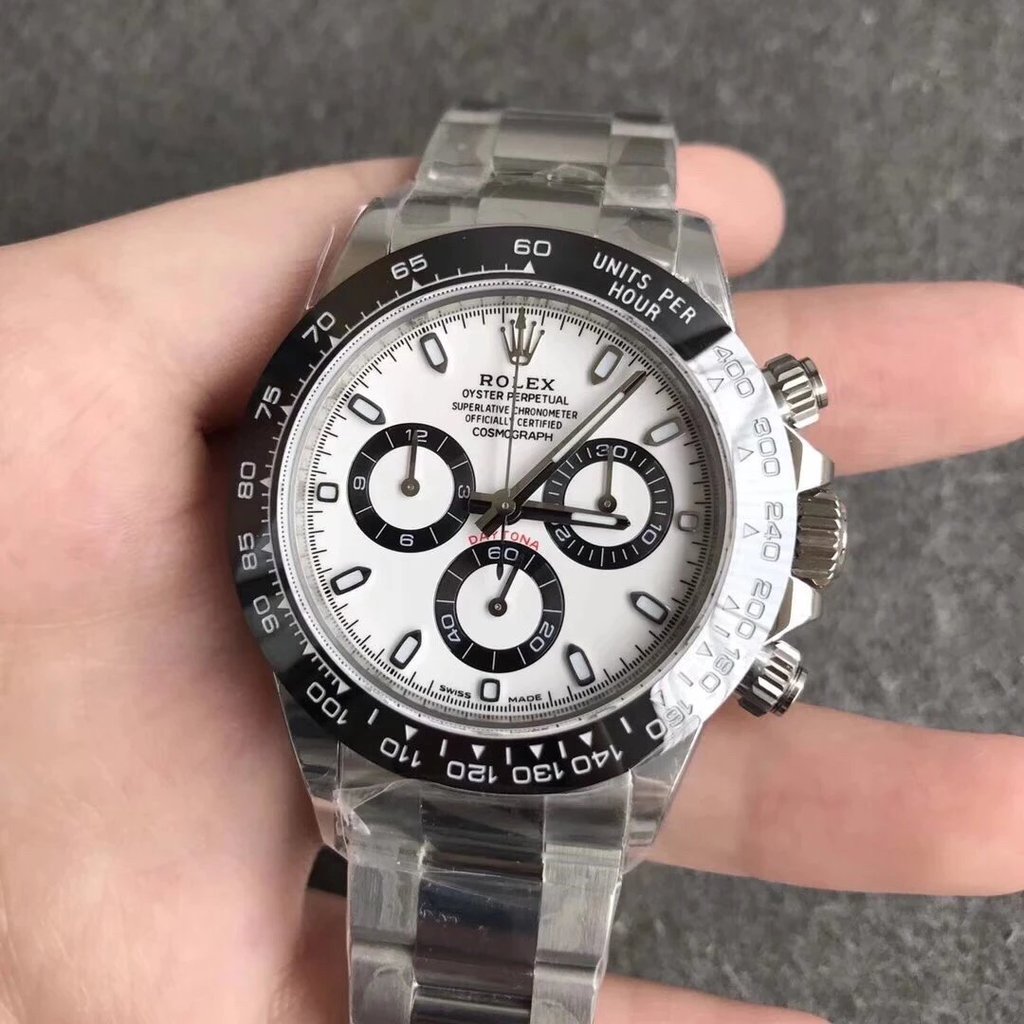 1:1！Original Standard Daytona Series 7750 Chronograph Movement Steel Band Mens Mechanical Watch