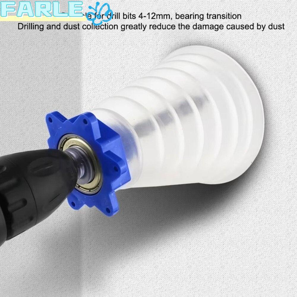 FARL ฝาครอบกันฝุ่นเจาะ, อุปกรณ์กันฝุ่น เก็บฝุ่นที่ปรับขนาดได้, ยูทิลิตี้ยางฝาครอบกันฝุ่นที่ปรับขนาดได้สว่านไฟฟ้า