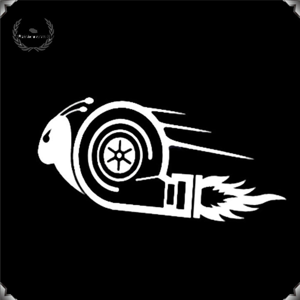 [Rm] Stylish Turbo Snail Racing Car Motorcycle Decal สติกเกอร์สะท้อนแสงตกแต่ง