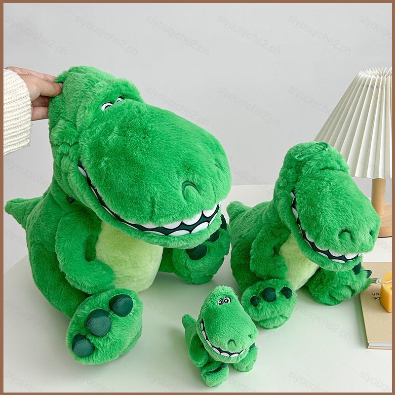 SY2 Toy Story Rex ไดโนเสาร์ตุ๊กตาตุ๊กตาของขวัญสําหรับเด็กผู้หญิงเด็กไหล่กระเป๋าโยนหมอนพวงกุญแจจี้ของ