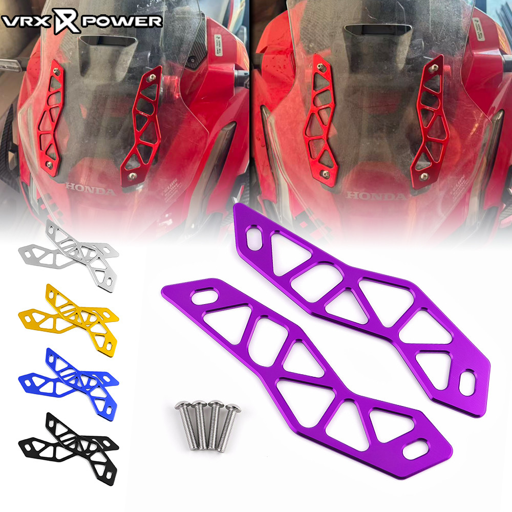ADV ขายึดตกแต่งกระจกหน้ารถCNCชุดผู้ถือกระจกหน้ารถสําหรับสำหรับ HONDA ADV160 ADV150