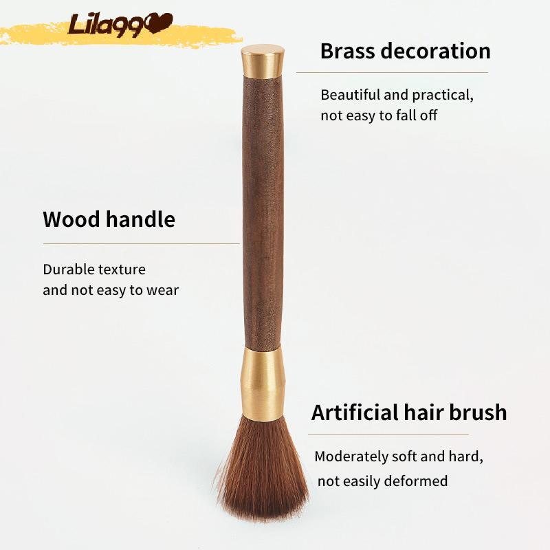 แปรงทำความสะอาดเครื่องบดกาแฟมีด้ามจับไม้เครื่องชงกาแฟเครื่องมือทำความสะอาดแปรงสำหรับชงกาแฟในบ้านบาริสต้า