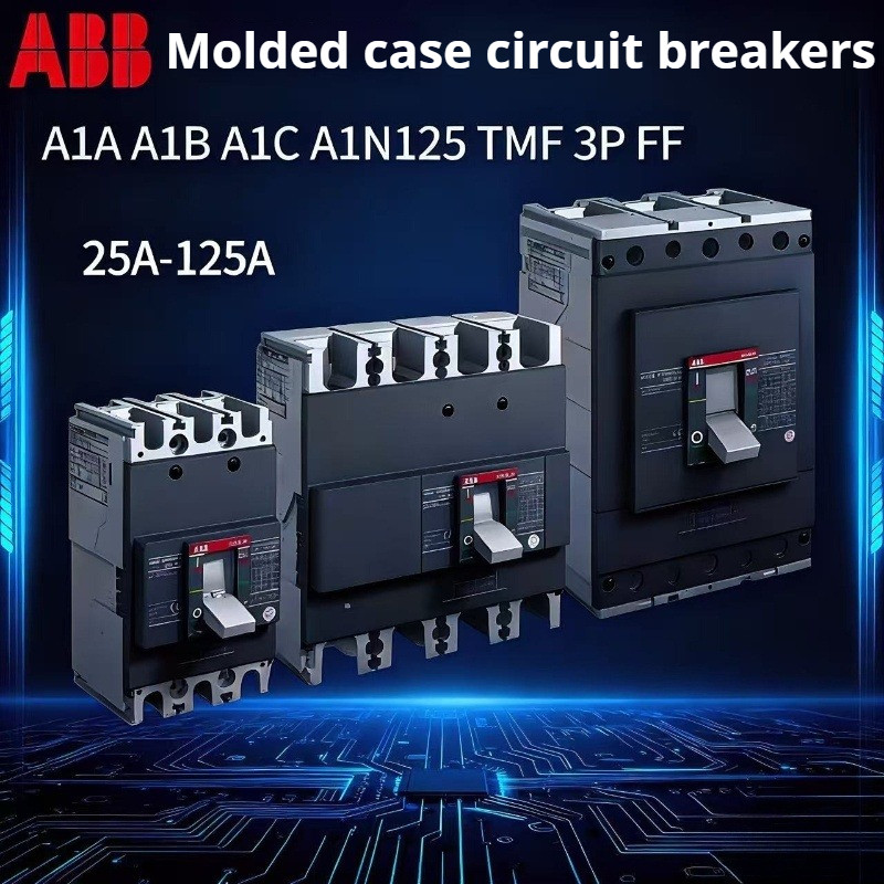 ABB เบรกเกอร์ A1A125/A1B125/A1C125/A1N125 สวิตช์อากาศ 20A32A63A125A