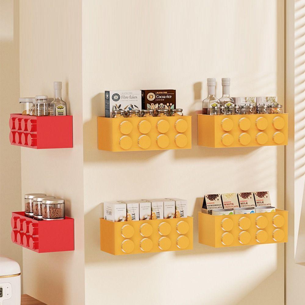 กําลังได้รับความนิยม2101ตู้เย็นกล่องเก็บแม่เหล็ก,ภาชนะบนโต๊ะอาหารอาคารบล็อกกล่องเก็บ,พลาสติกสร้างสรรค์ ต่อย-ฟรี อเนกประสงค์โต๊ะจัดครัวอุปก - รูปที่ 7