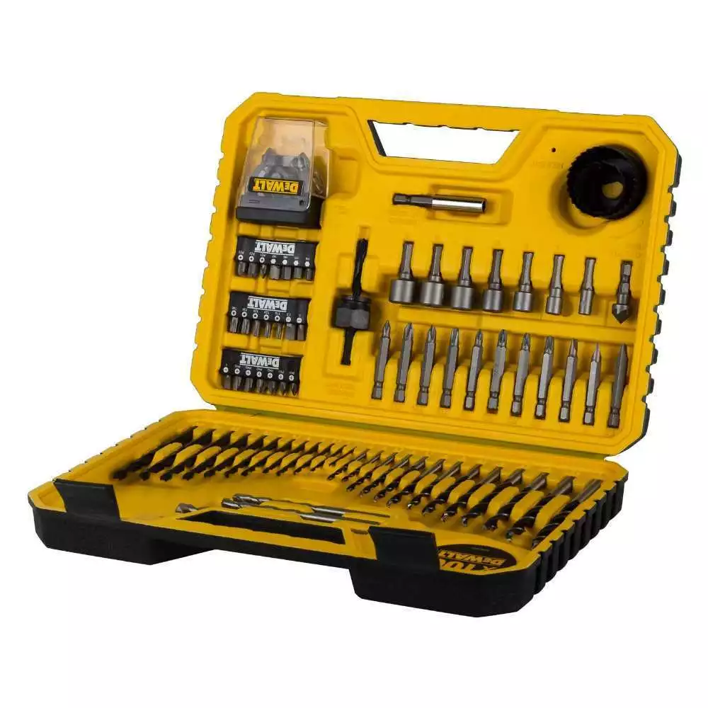 DEWALT ชุดรวมดอกสว่านและดอกขัน 100 ชิ้น รุ่น DT71563-QZ ชุดดอกไขควง+ดอกสว่าน ไขควง ดอกสว่าน