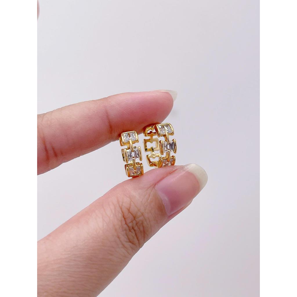 B124- BEAUTIFUL BRIGHT STONE MIXED COTTON