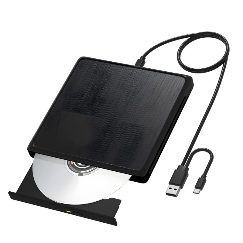 Orangesea Thin Usb External Disc Rewriter Writer Reader สําหรับเดสก์ท็อปโน้ตบุ๊คพีซี