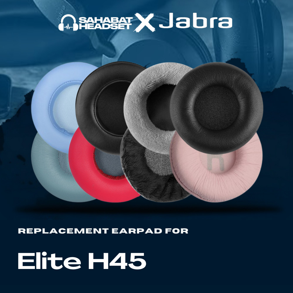 แผ่นโฟมแผ่นรองหูฟัง Jabra Elite H45 H 45 H-45 Earcup Pad Earpad Foam