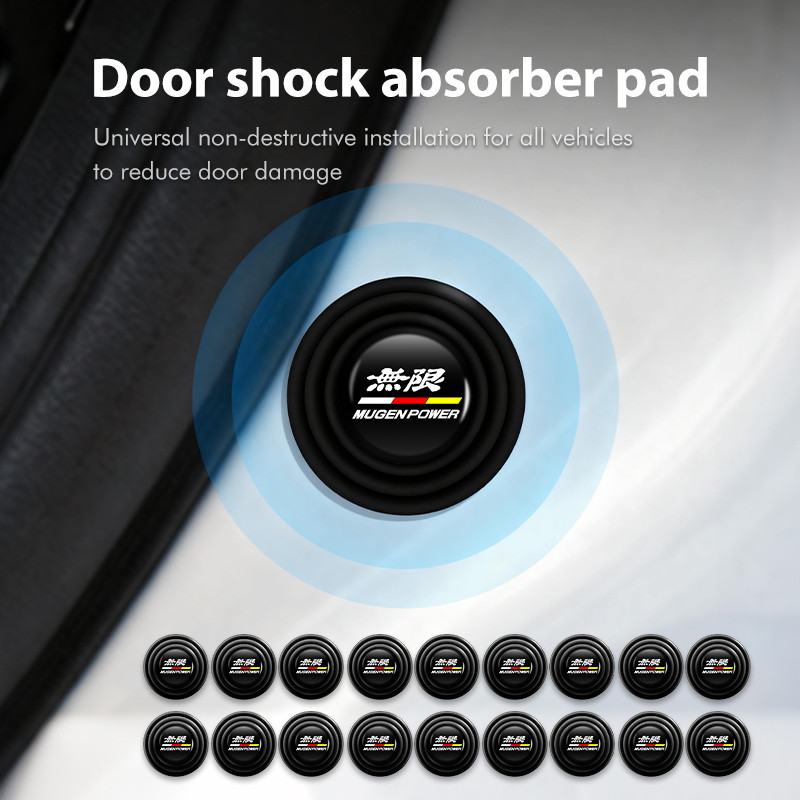 8pcs รถประตูซิลิโคนกันกระแทกปะเก็นบัฟเฟอร์ Pad สําหรับ Honda Insight Vezel CRV Odyssey Pilot Jazz Le