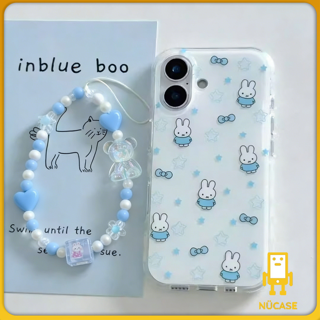 โปร่งใส จัดส่งจากประเทศไทย  เคสมือถือกระต่ายข้อมือ สำหรับ iPhone เคสไอโฟน 11 12 13 14 15 16 PLUS PROMAX X XS MAX XR 7/8