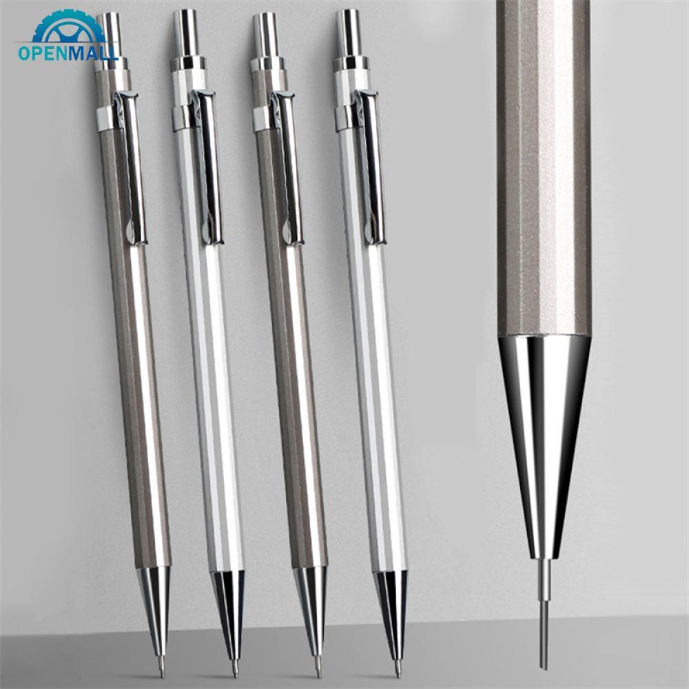 OPENMALL 0.5/0.7 มม.โลหะ Machanical ดินสอ 2B ดินสออัตโนมัติเขียนวาดเครื่องมือเครื่องเขียนโรงเรียนอุป