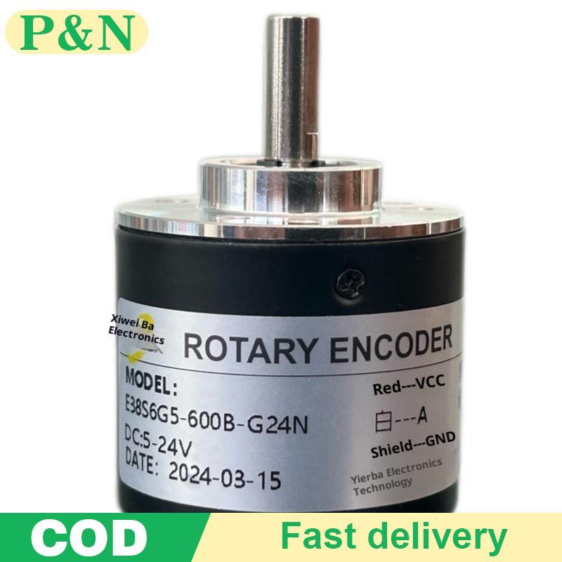 [P&N] 1 ชิ้น 5V‐24V 2‐Phases Shaft 6 มม.อุตสาหกรรมอัตโนมัติอุปกรณ์เซ็นเซอร์ 360P/R 600P/R Magneto In