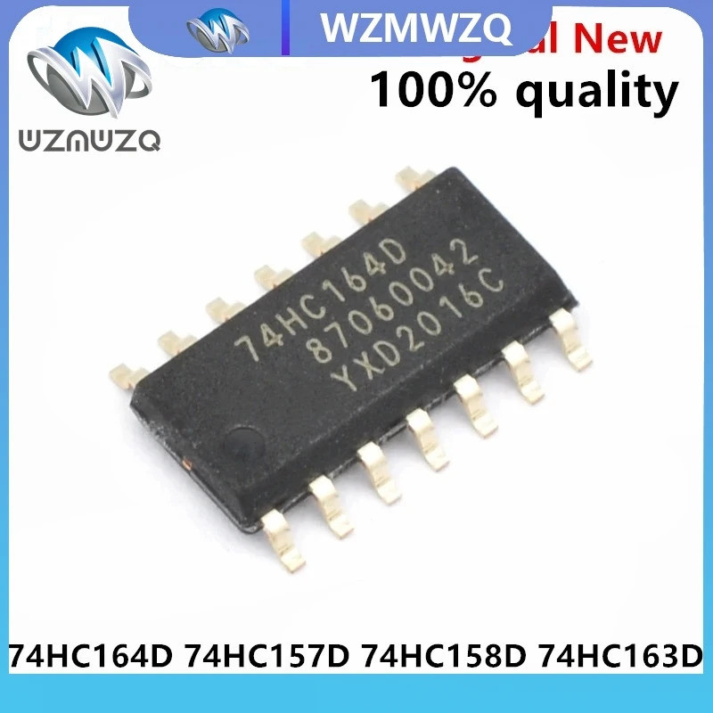 5PCS 74HC164D SN74HC164DR 74HC157D 74HC158D 74HC163D 74HC139D 74HC238D 74HC259D 74HC365D Logic IC SO