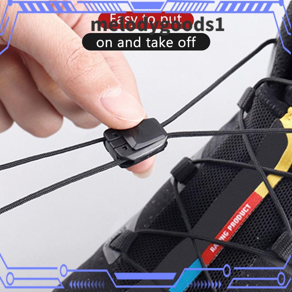 Melodygoods1 1 คู่ Quick Lace Kit, รอบเทนนิส Creative ไม่มี Tie Shoelaces, แฟชั่นไม่มี Ties Lazy Shoe Laces สําหรับอุปกรณ์เสริมรองเท้า