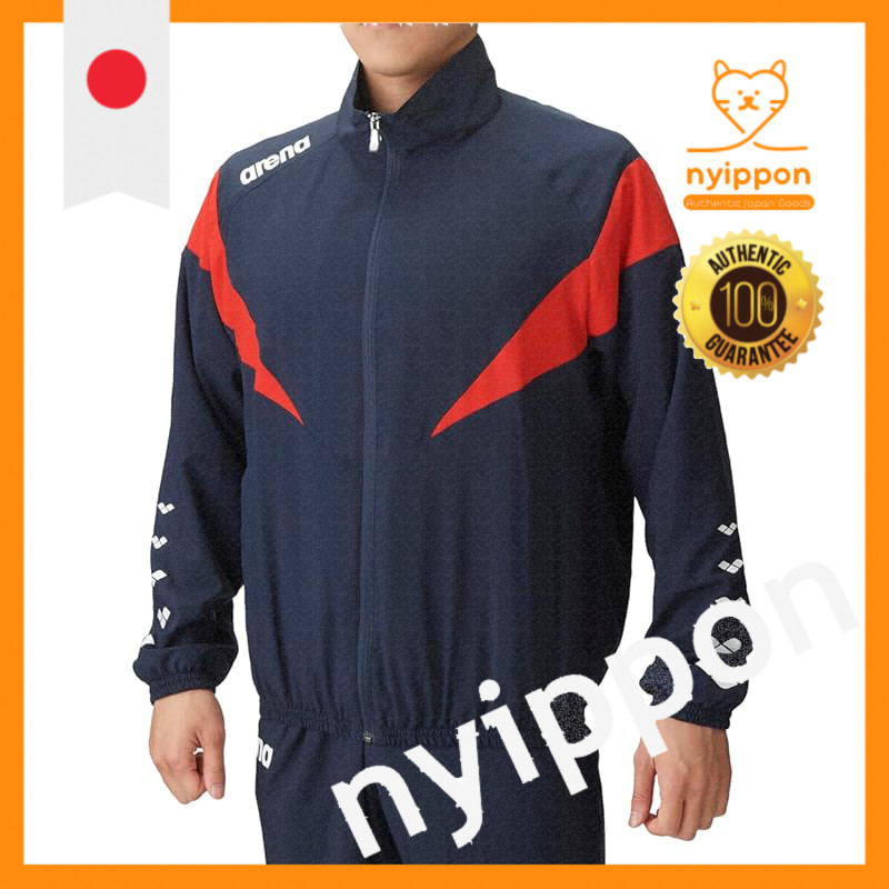 [ARENA] Unisex Team Jacket - Normal Fit with 5 Arena Logos - Swimming Team - Size S, M, L, O, XO - M