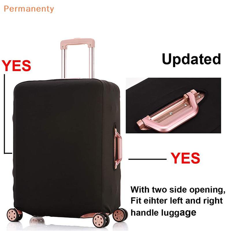 [ถาวร] 1PCLuggage Cover ผ้ายืดกระเป๋าเดินทาง Protector Baggage Dust Case Cover เหมาะสําหรับ18-32 นิ้