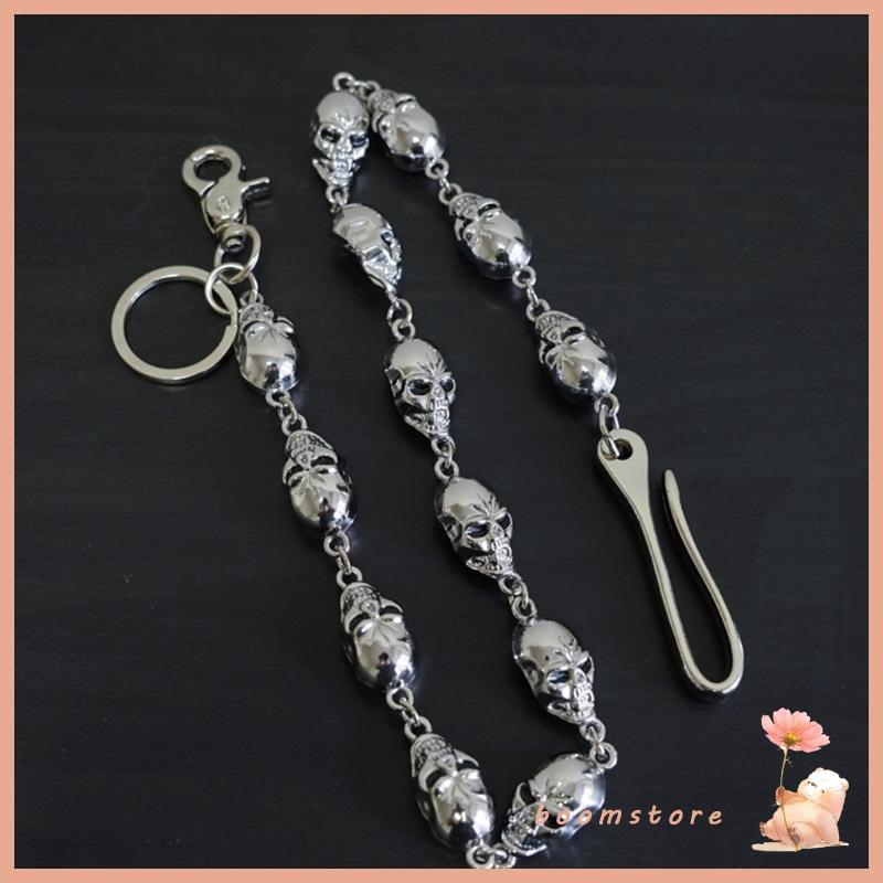 Boom Punk Jean Chain Cool Skull Punk กางเกงสําหรับจักรยาน Jean Gothic Rock เครื่องประดับ