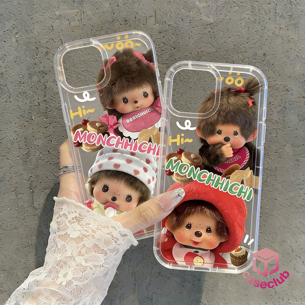 เคสลายมงช์มงช์ วัสดุ TPU นิ่ม สำหรับ IPhone 17promax 15 12pro 16 7 11 13 14plus plus xsmax 8 se2020 x xr