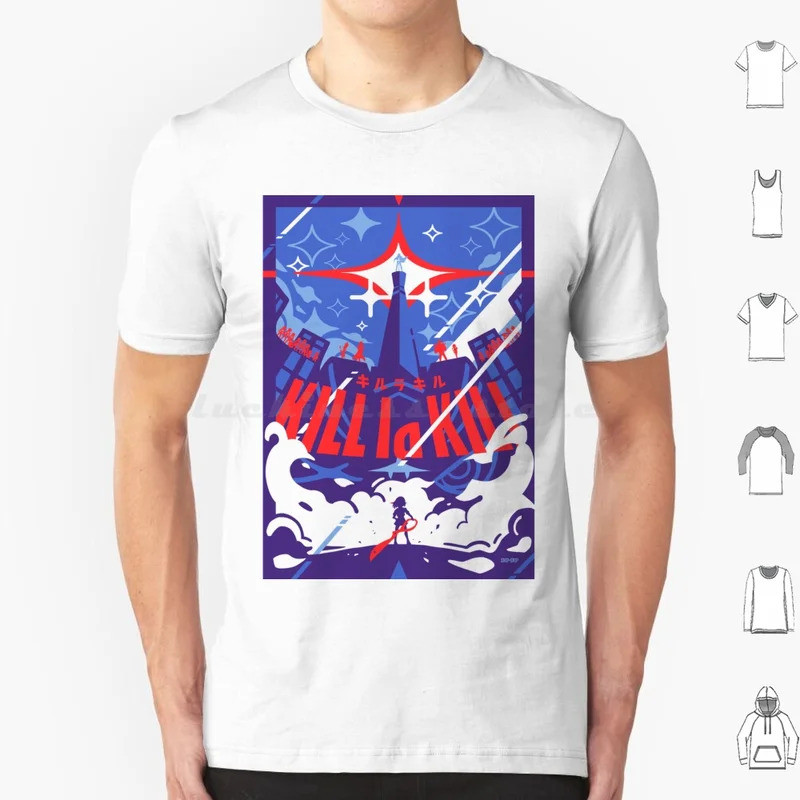 เสื้อยืด Kill La Kill สำหรับผู้ชาย ผู้หญิง เด็ก ไซส์ 6XL Kill La Kill Ryuko Matoi Satsuki Kiryuin
