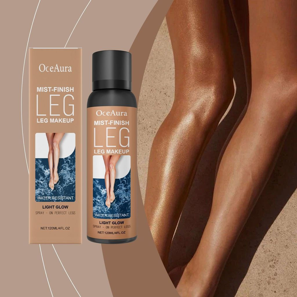 New Product#OCEAURA Leg Concealer Tanning Spray Summer Outdoor Softening Glossy Moisturizing Essence