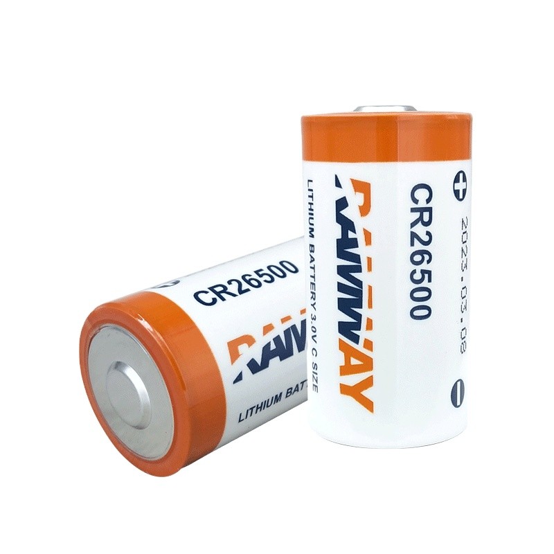 ที่กําหนดเอง CR26500 3V C ขนาด 6000mAh Li/MnO2 แบตเตอรี่ลิเธียมหลักสําหรับความร้อนเมตรเซนเซอร์