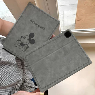 🔥24ชั่วโมงจัดส่ง🔥เคสiPad Air7/6 13 Pro13 2024 Gen11 Gen8/9 Air5 mini7 รุ่นตัวละครน่ารัก ผิวสีเทา ป้องกันแรงกระแทกดี